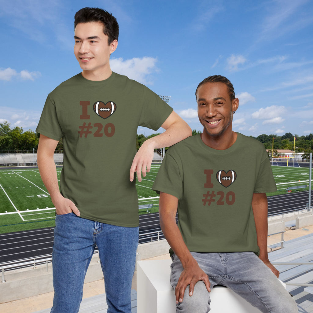 PERSONALIZABLE - I Heart #-- Customizable T‑Shirt