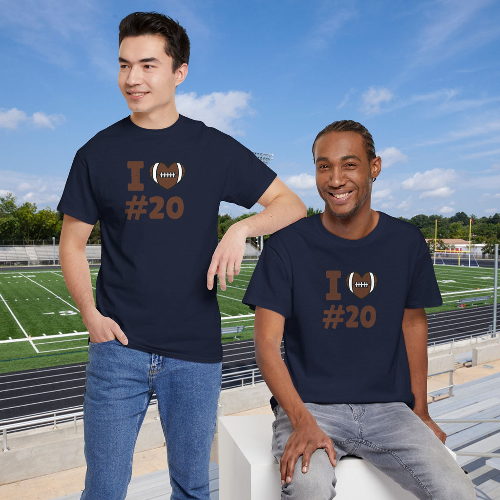PERSONALIZABLE - I Heart #-- Customizable T‑Shirt