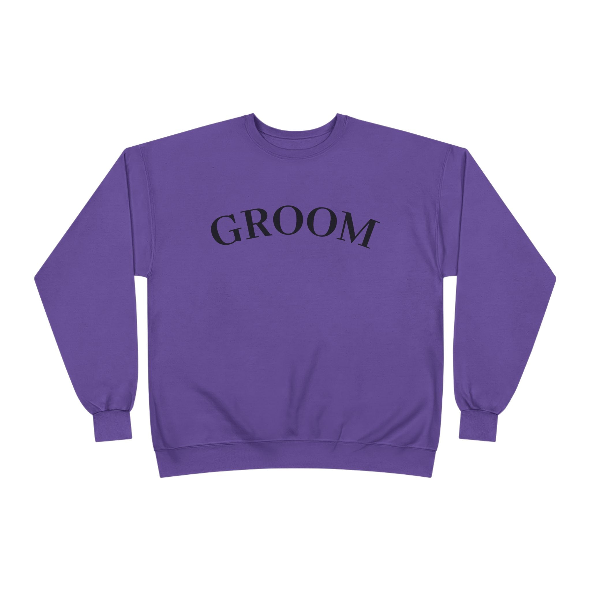 Groom Crewneck Sweatshirt — Minimal Groom Pullover