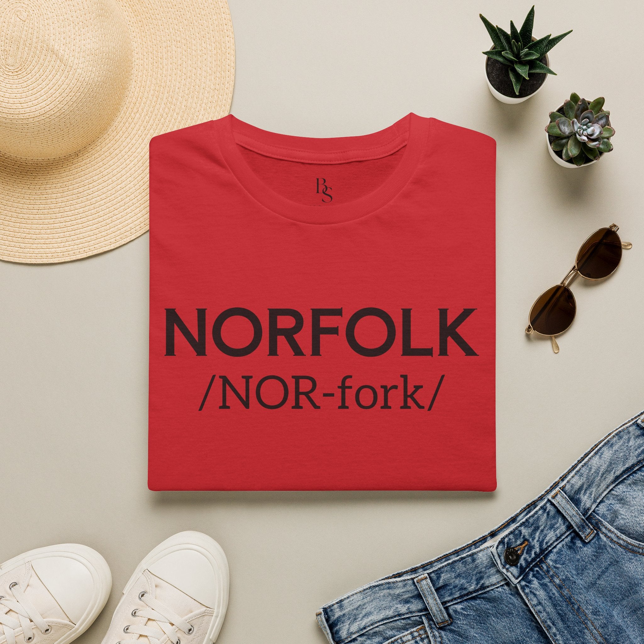 Norfolk Pronunciation T-Shirt — "NOR-fork" City Pride Tee