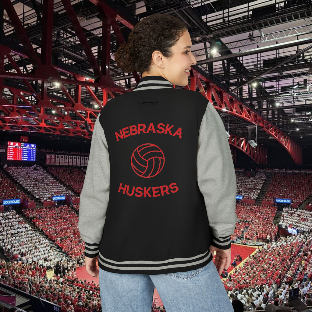 Nebraska Huskers Volleyball Letterman Jacket