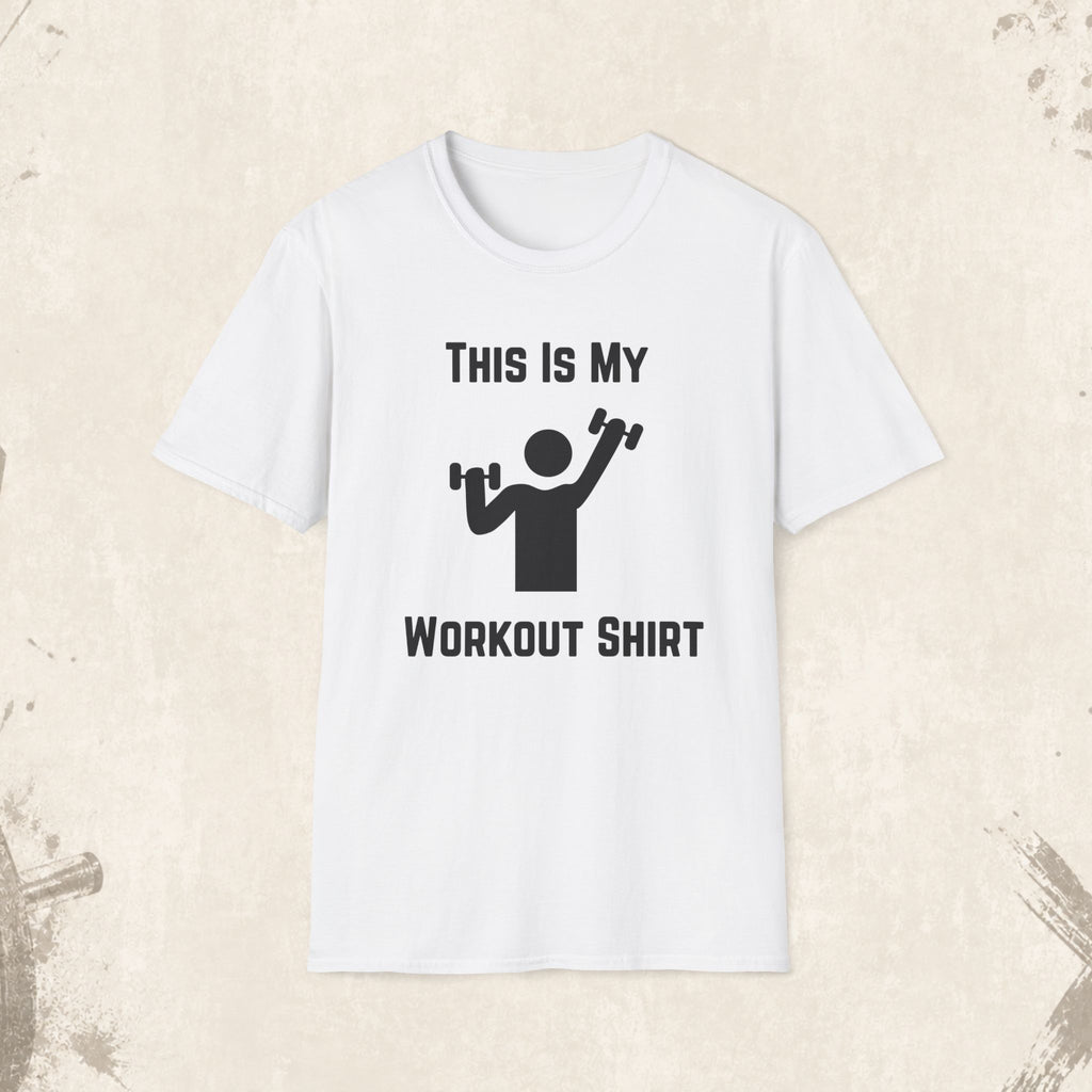 Workout Shirt — "This Is My Workout Shirt" Graphic Tee