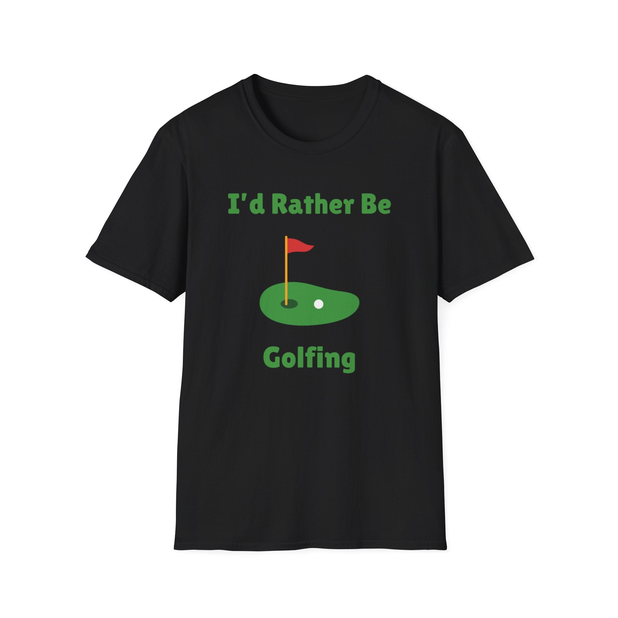 Golf T‑Shirt — "I'd Rather Be Golfing" Graphic Tee