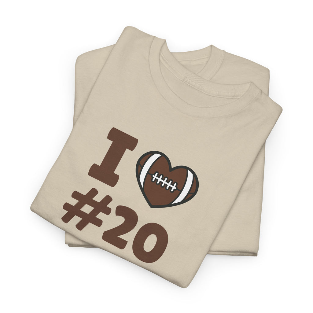 PERSONALIZABLE - I Heart #-- Customizable T‑Shirt