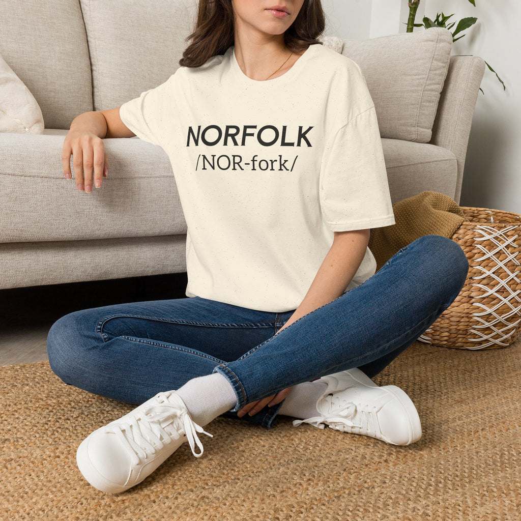 Norfolk Pronunciation T-Shirt — "NOR-fork" City Pride Tee