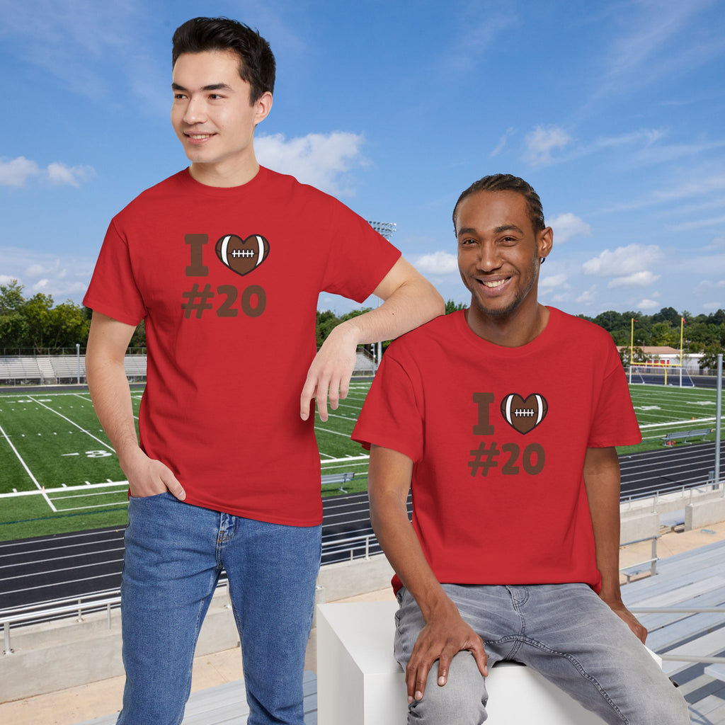 PERSONALIZABLE - I Heart #-- Customizable T‑Shirt