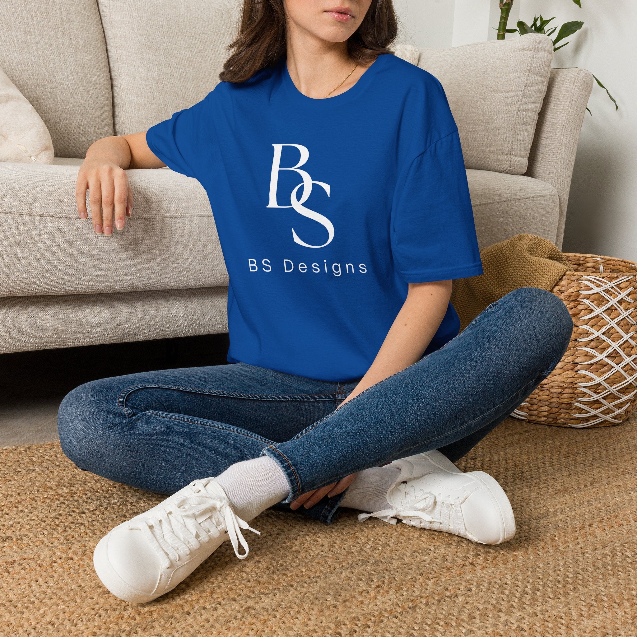 T-Shirt — BS Monogram Logo Tee (BS Designs)