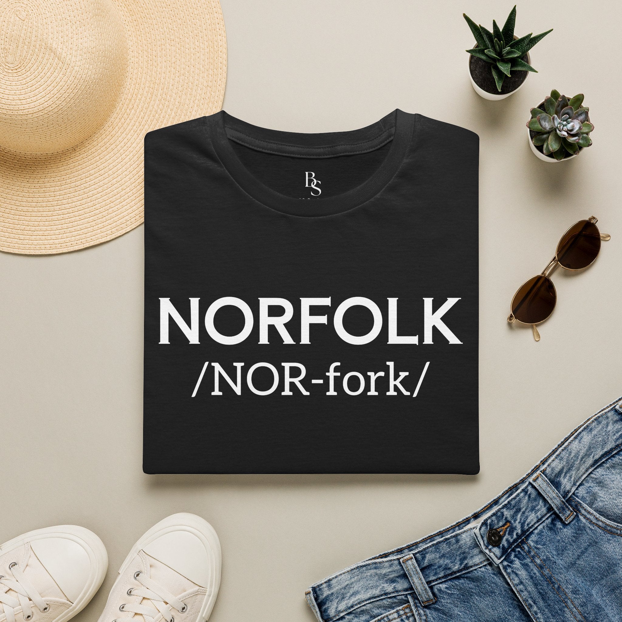Norfolk Pronunciation T-Shirt — "NOR-fork" City Pride Tee