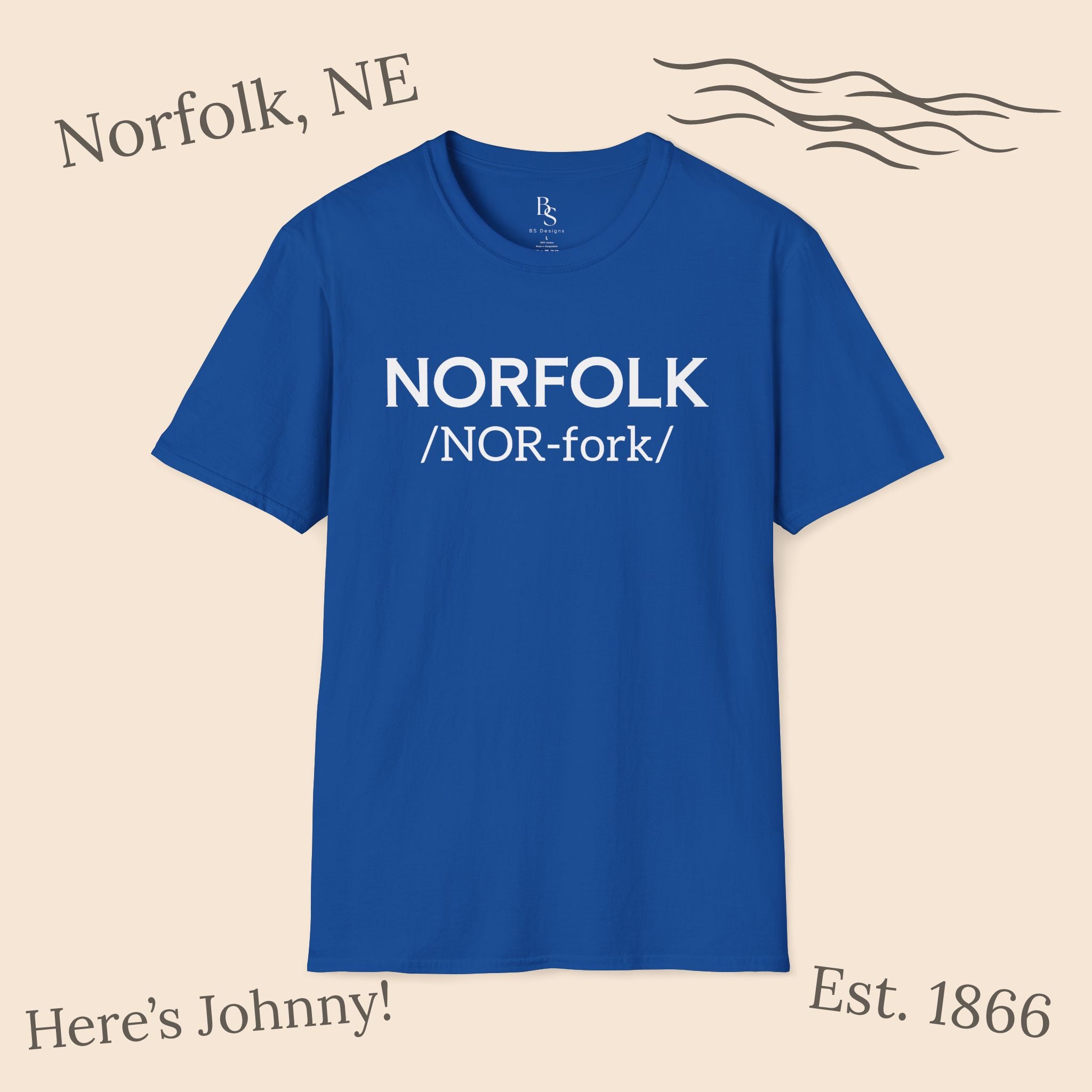 Norfolk Pronunciation T-Shirt — "NOR-fork" City Pride Tee
