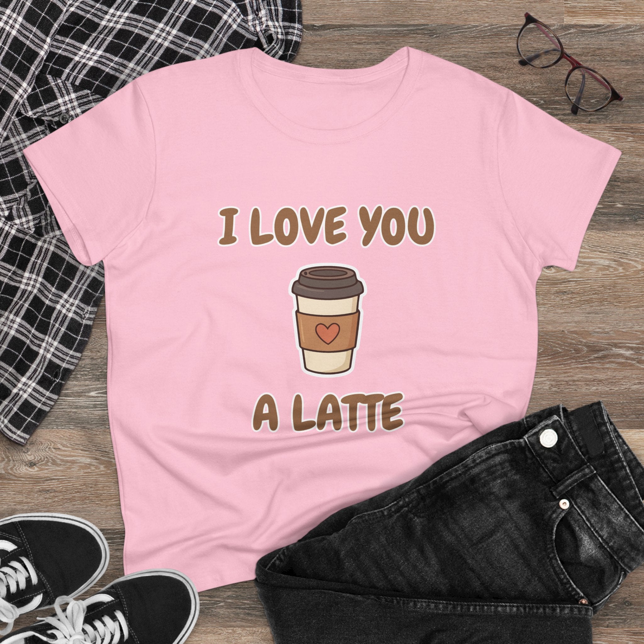 I Love You A Latte Coffee Tee