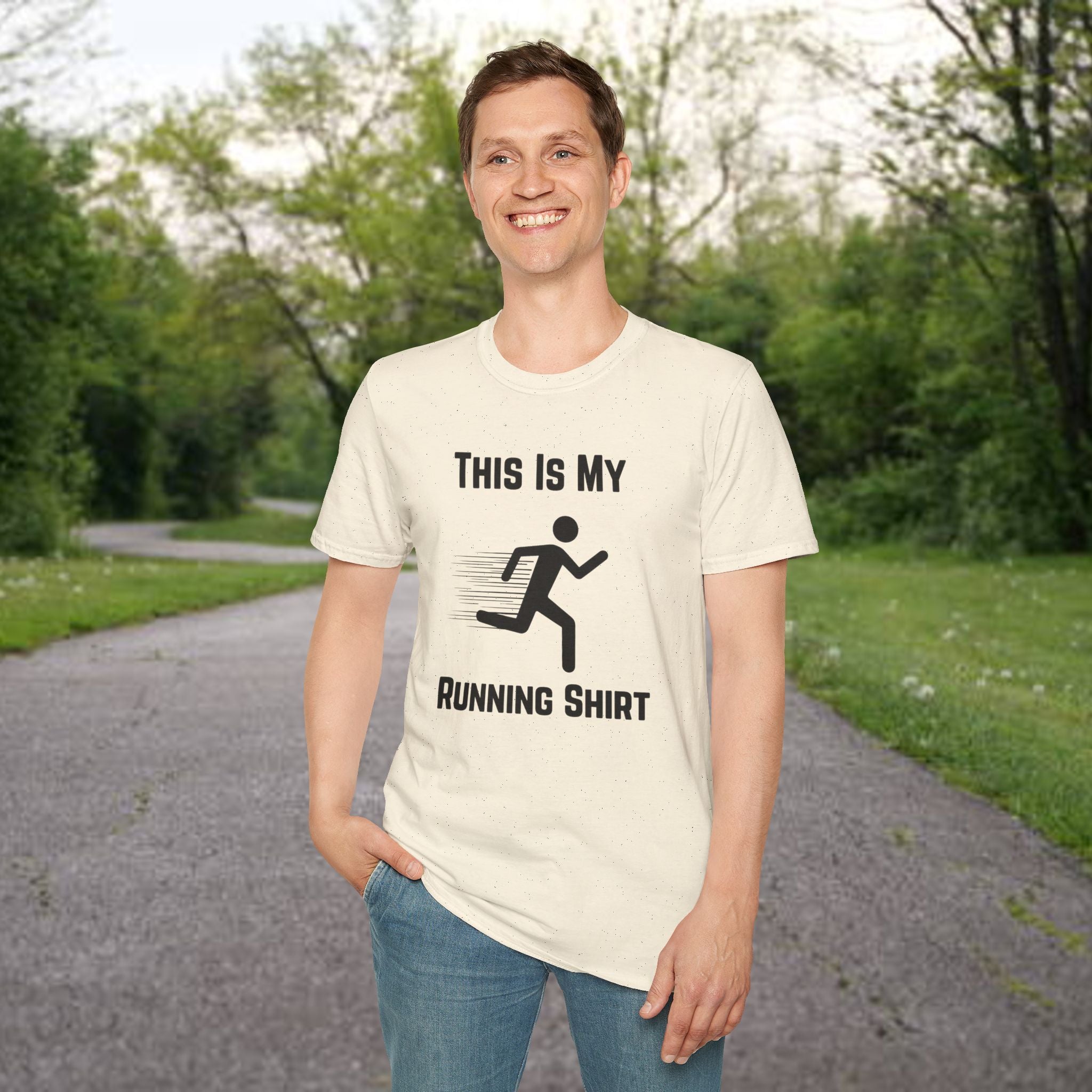 Running Shirt — "This Is My Running Shirt" Graphic Tee for Runners