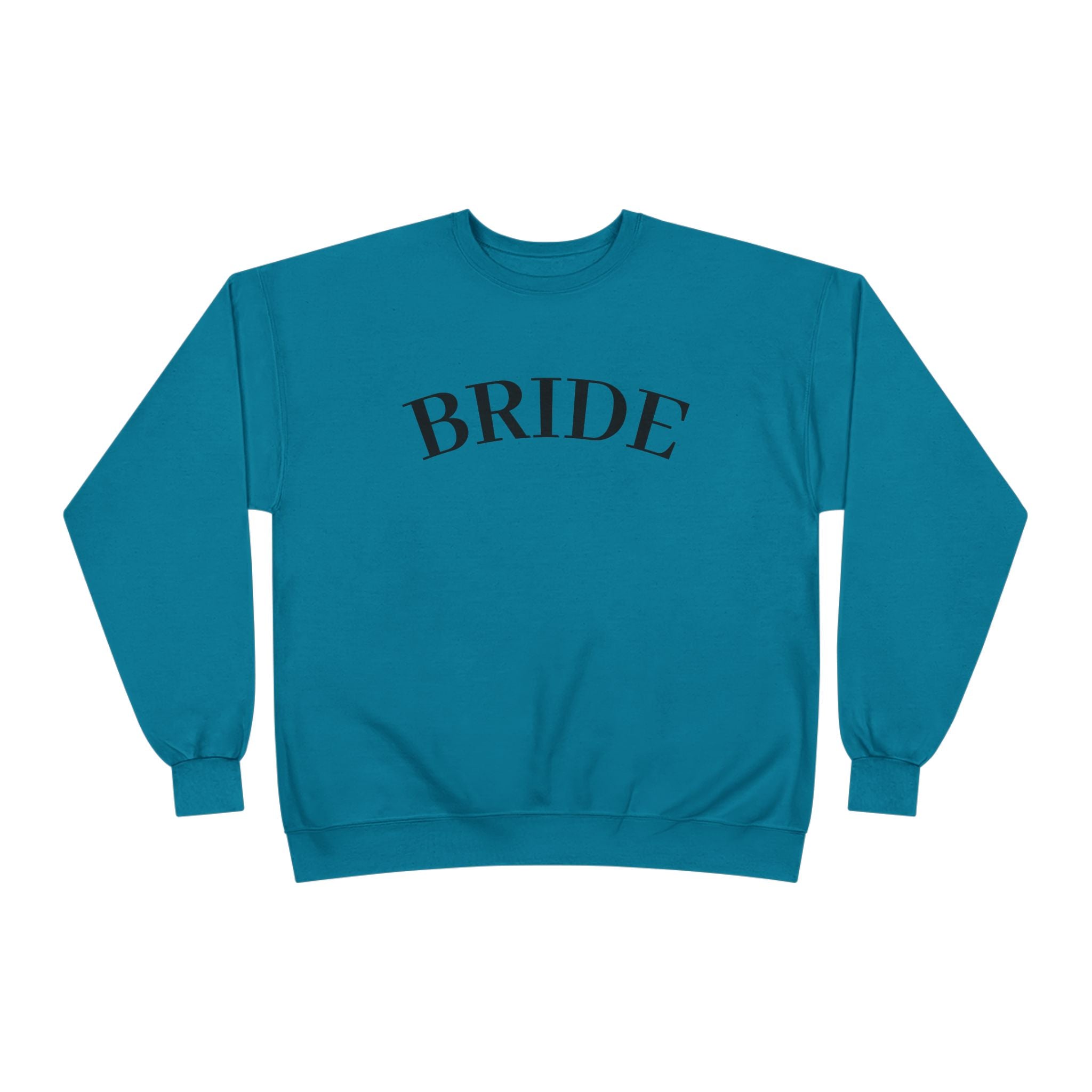 Bride Crewneck Sweatshirt — Minimal Bridal Pullover for Bachelorette & Wedding Prep