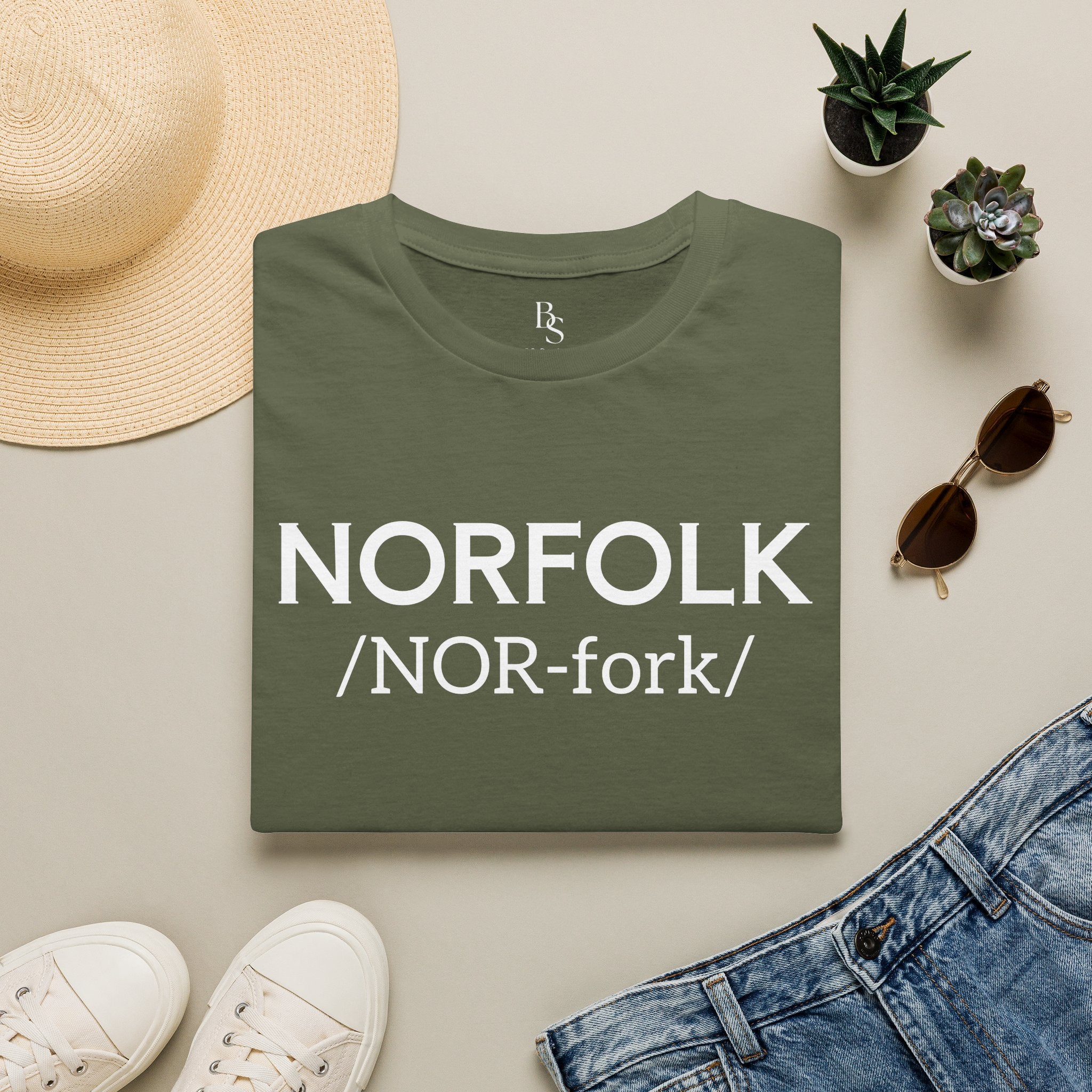 Norfolk Pronunciation T-Shirt — "NOR-fork" City Pride Tee