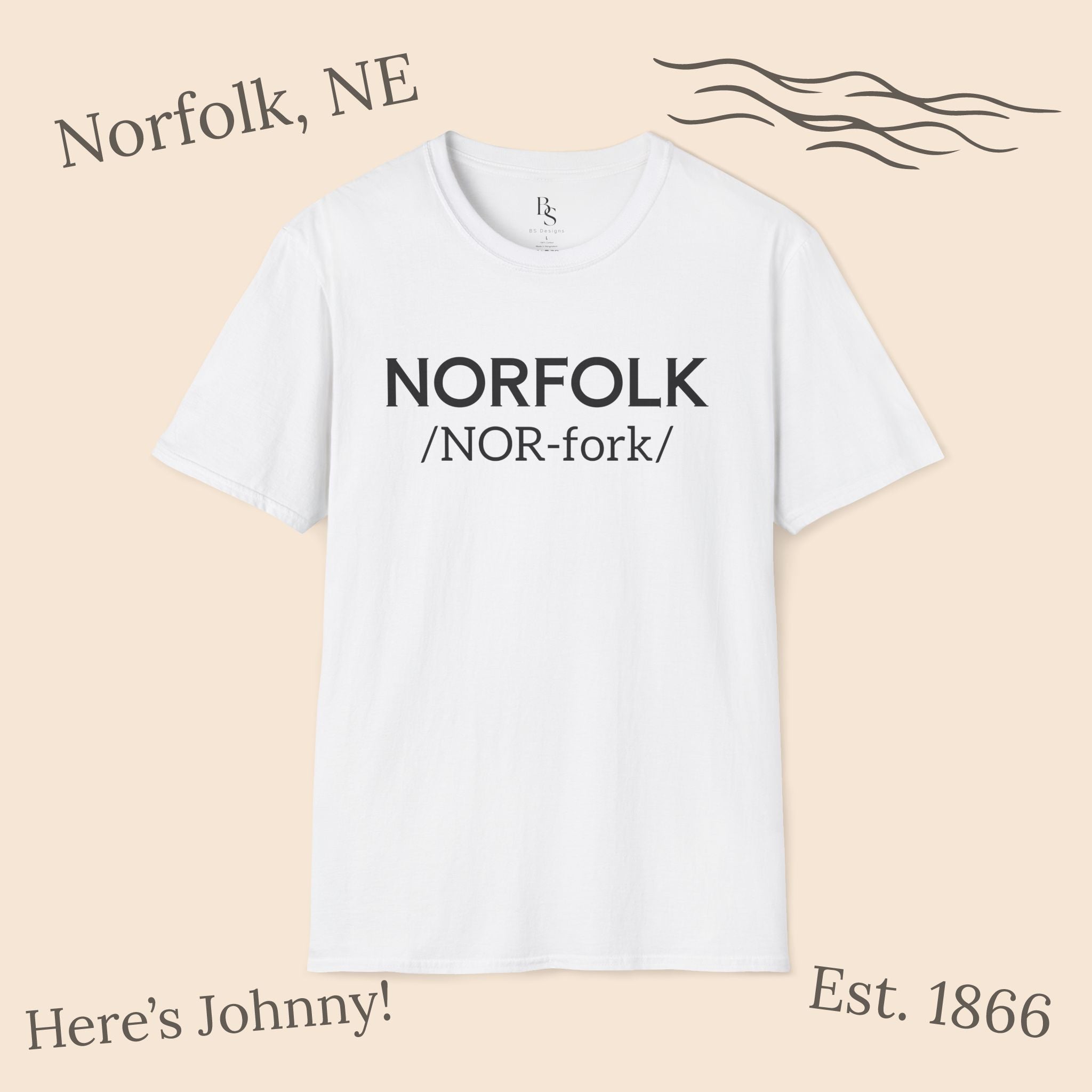 Norfolk Pronunciation T-Shirt — "NOR-fork" City Pride Tee