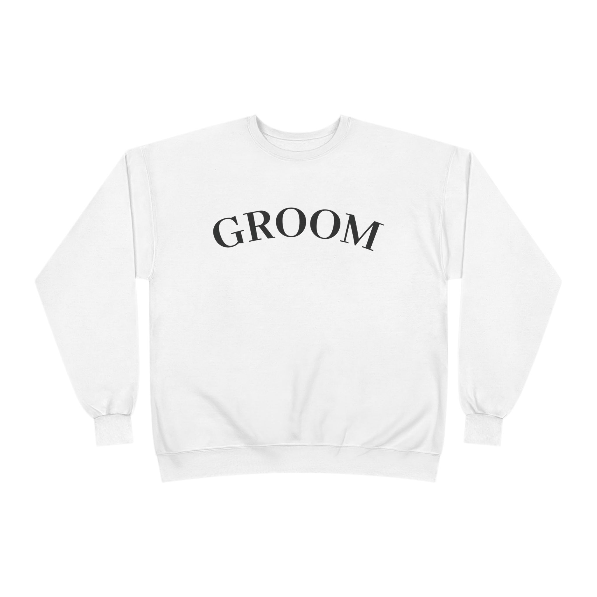 Groom Crewneck Sweatshirt — Minimal Groom Pullover
