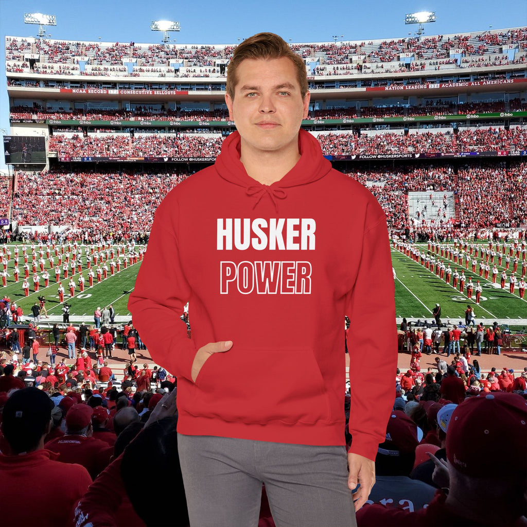 Husker Power Hoodie — College Team Pullover for Fans