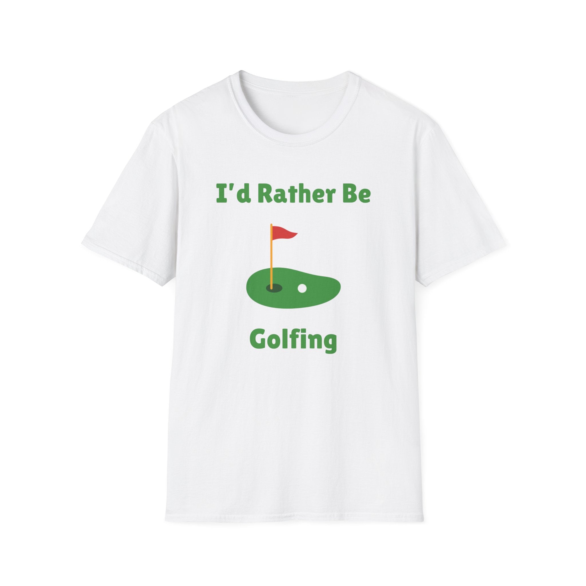 Golf T‑Shirt — "I'd Rather Be Golfing" Graphic Tee
