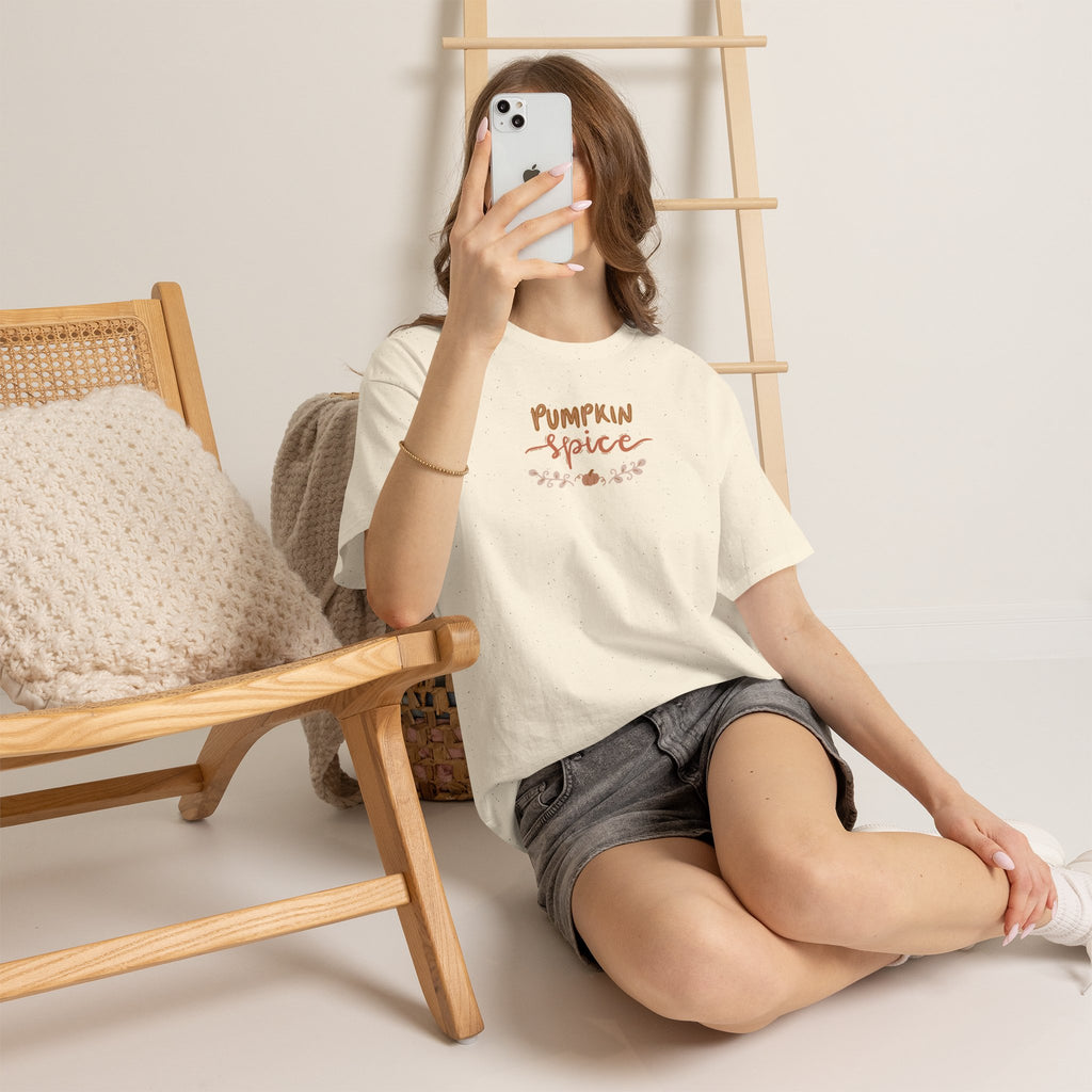 Pumpkin Spice Tee – Autumn Leaves Fall Graphic Shirt