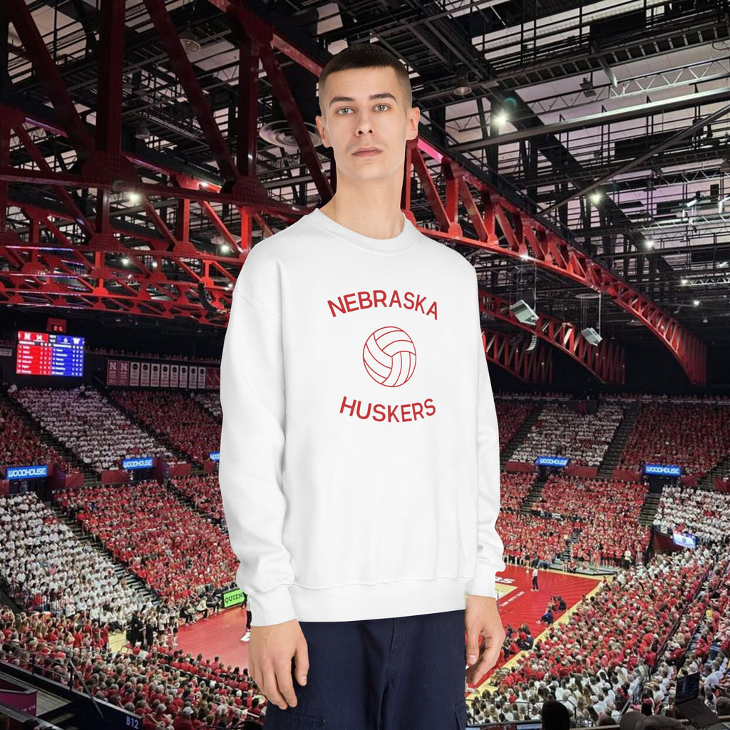 Nebraska Huskers Volleyball Crewneck Sweatshirt