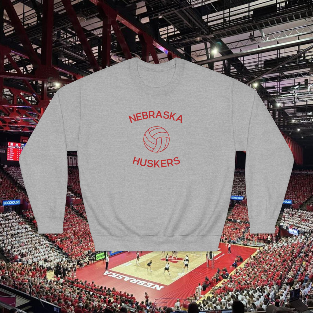 Nebraska Huskers Volleyball Crewneck Sweatshirt