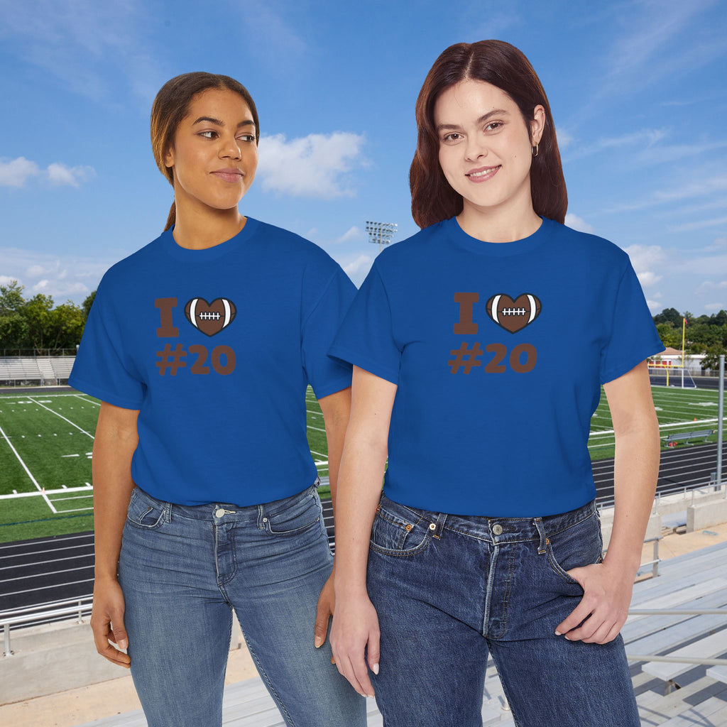 PERSONALIZABLE - I Heart #-- Customizable T‑Shirt