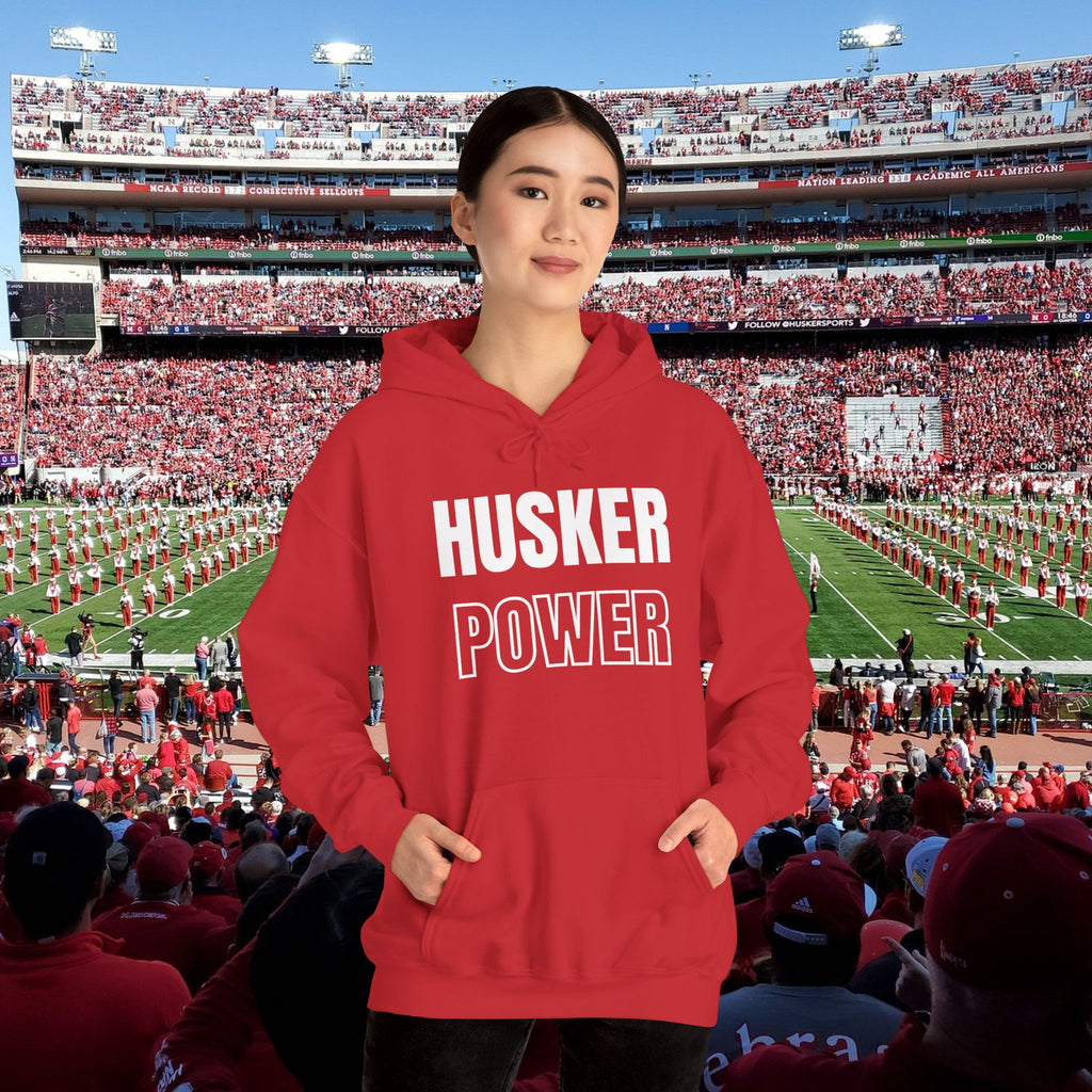 Husker Power Hoodie — College Team Pullover for Fans