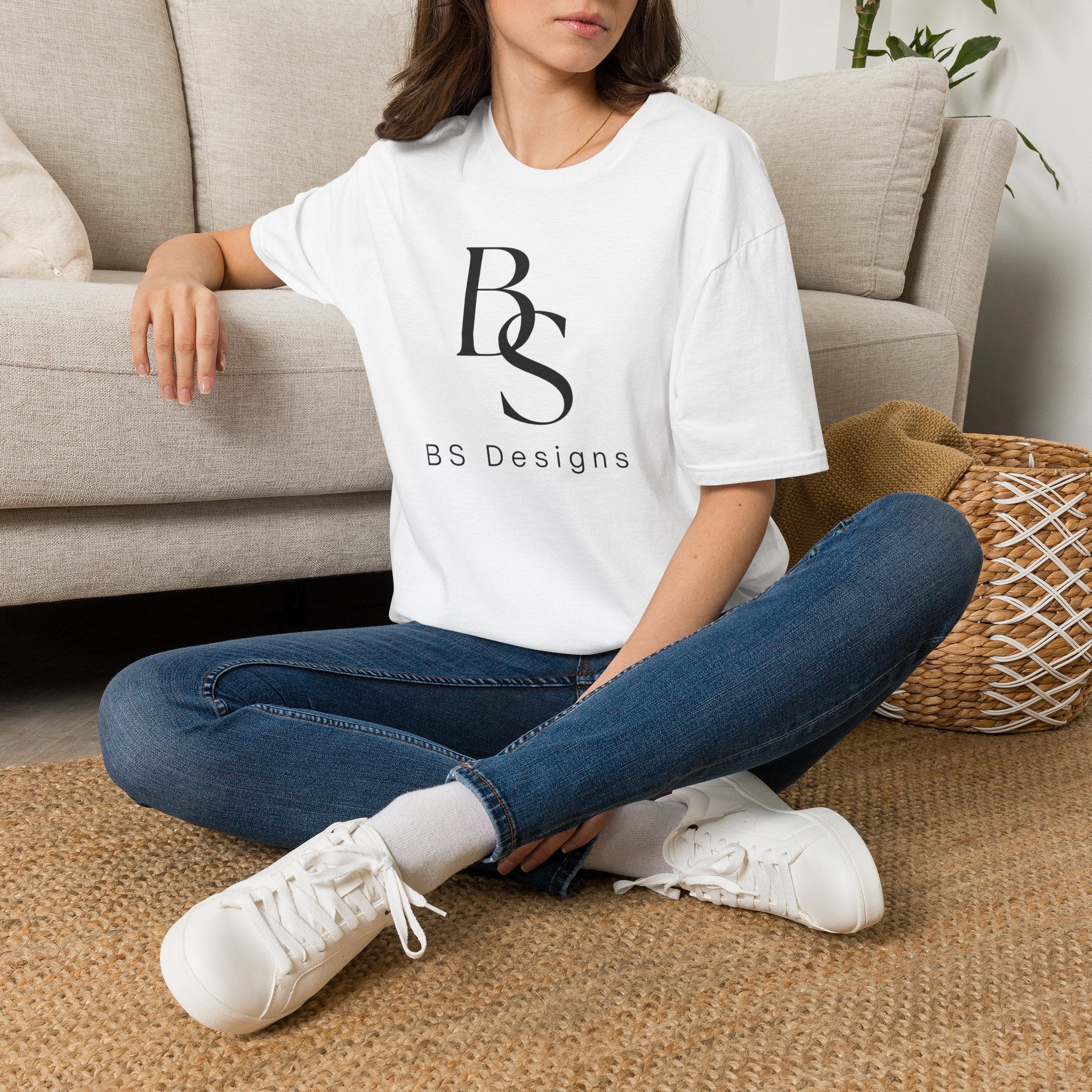 T-Shirt — BS Monogram Logo Tee (BS Designs)
