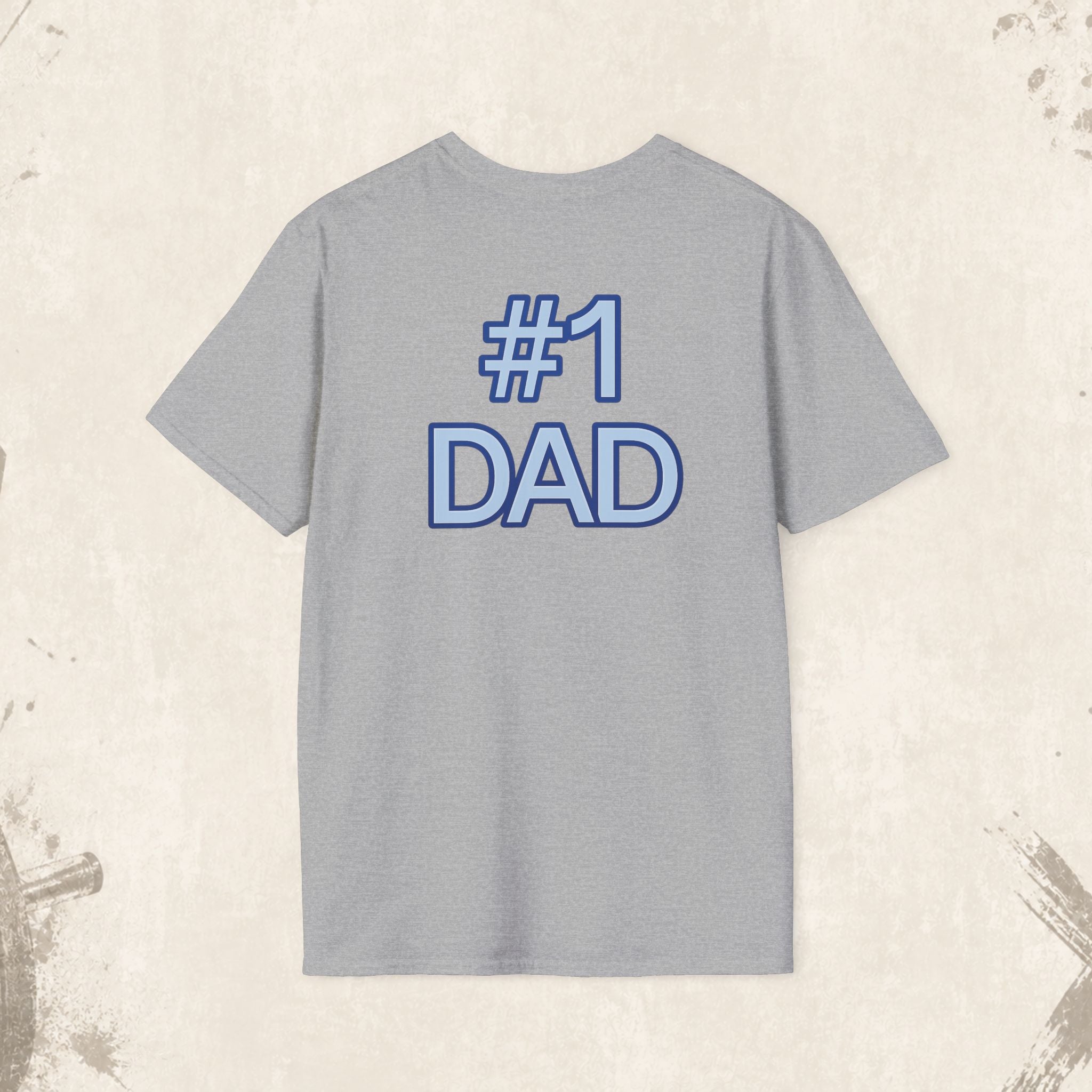 #1 Dad Badge T-Shirt – Celebrate the World's Greatest Dad