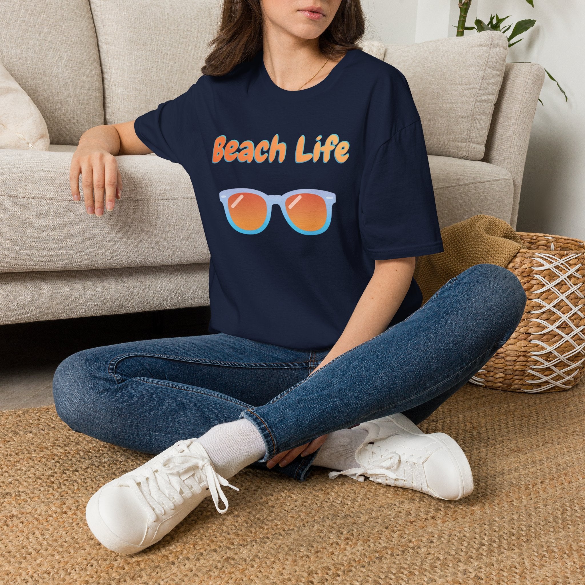 Beach Life T-Shirt — Retro Sunglasses Summer Tee