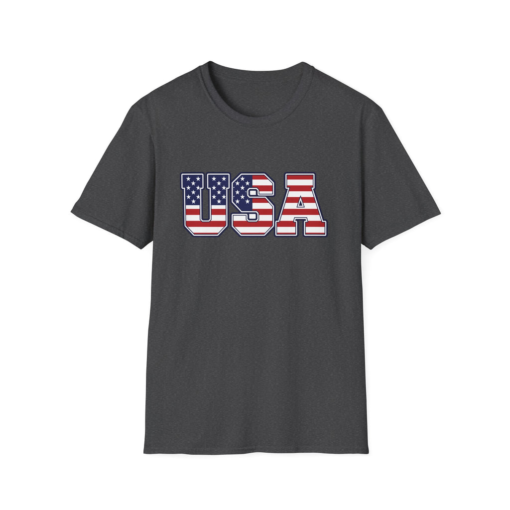 USA Flag T-Shirt – Retro Patriotic Stars & Stripes Tee