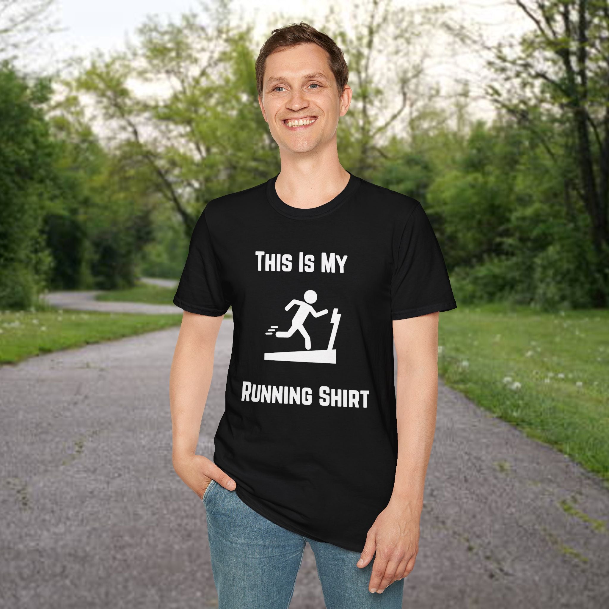 Running Shirt T‑Shirt — "This Is My Running Shirt" Graphic Tee for Treadmill Runners
