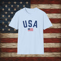 USA Flag T-Shirt — Patriotic American Graphic Tee for 4th of July and Memorial Day