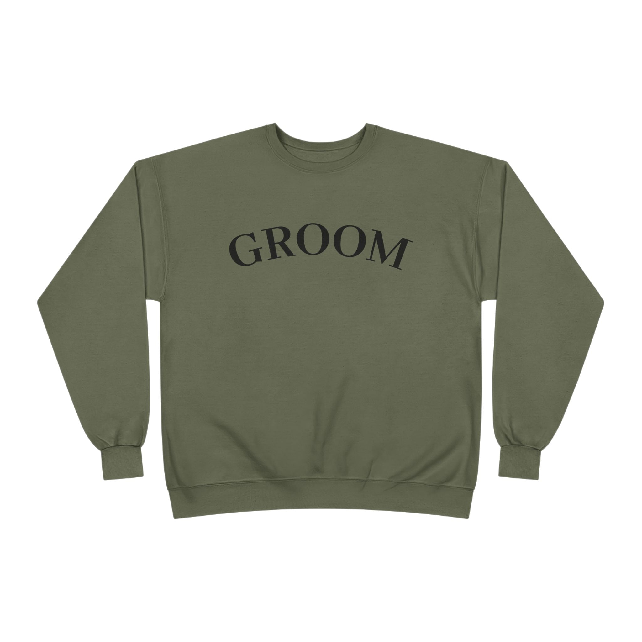 Groom Crewneck Sweatshirt — Minimal Groom Pullover