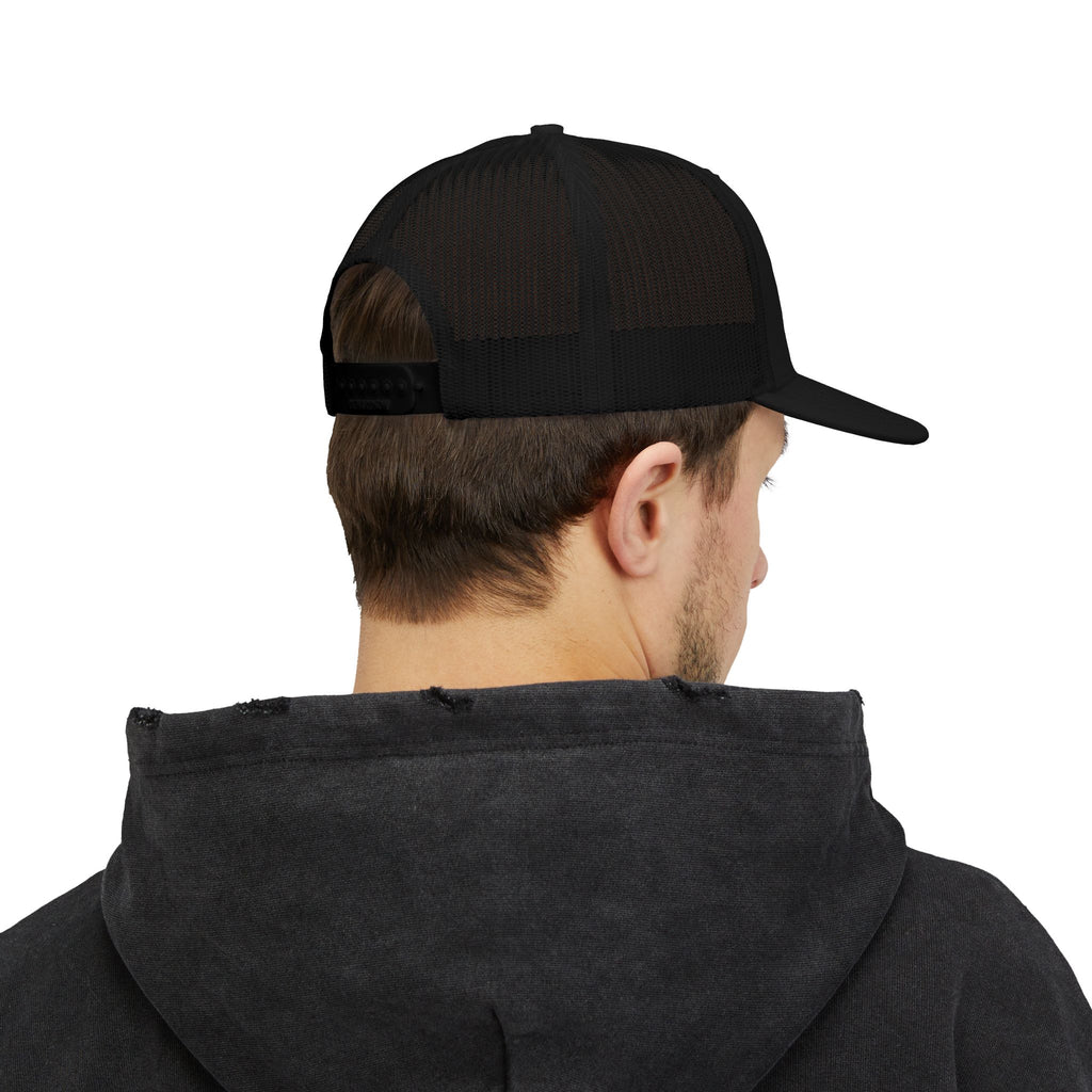 Embroidered BS Designs Snapback Trucker Cap