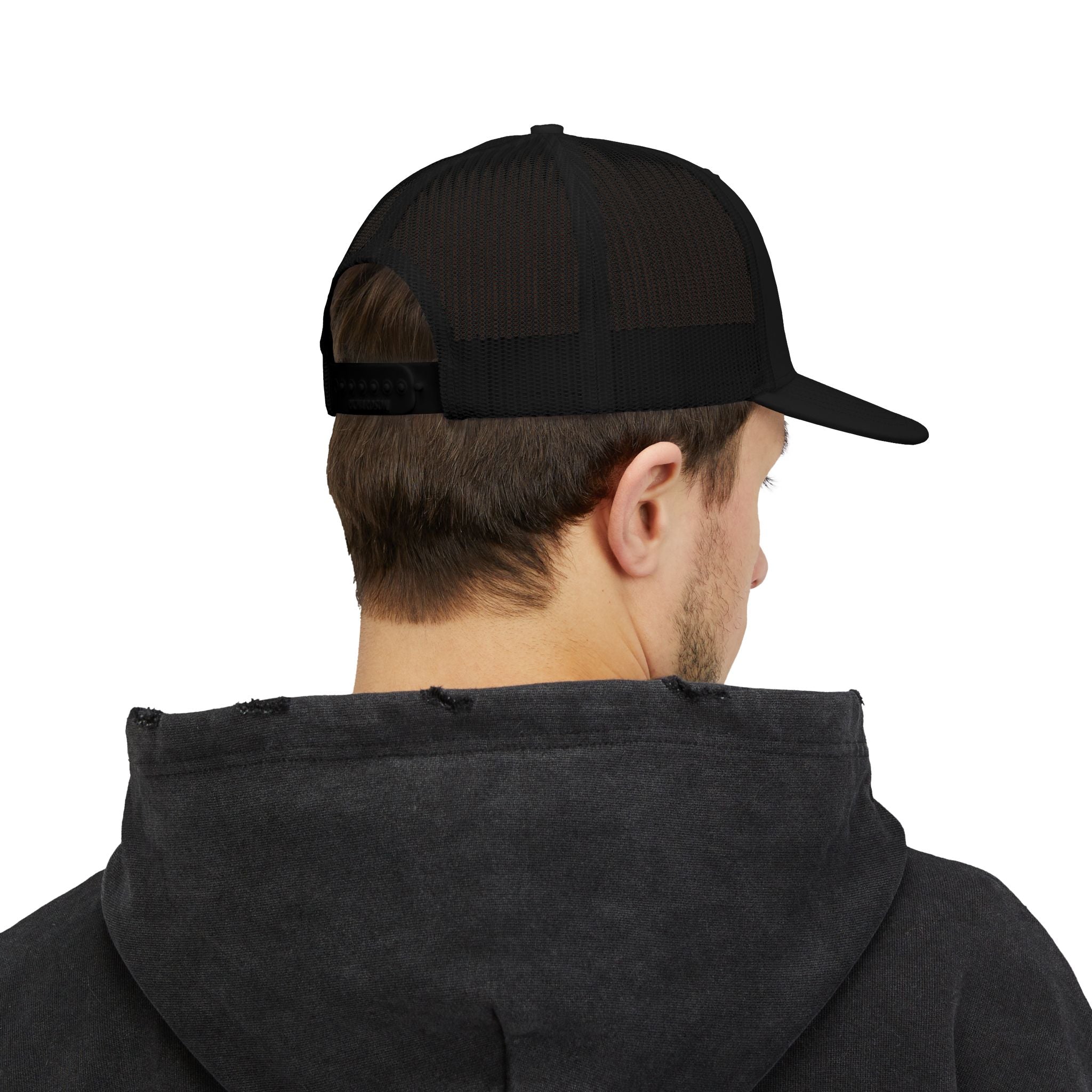 Embroidered BS Designs Snapback Trucker Cap