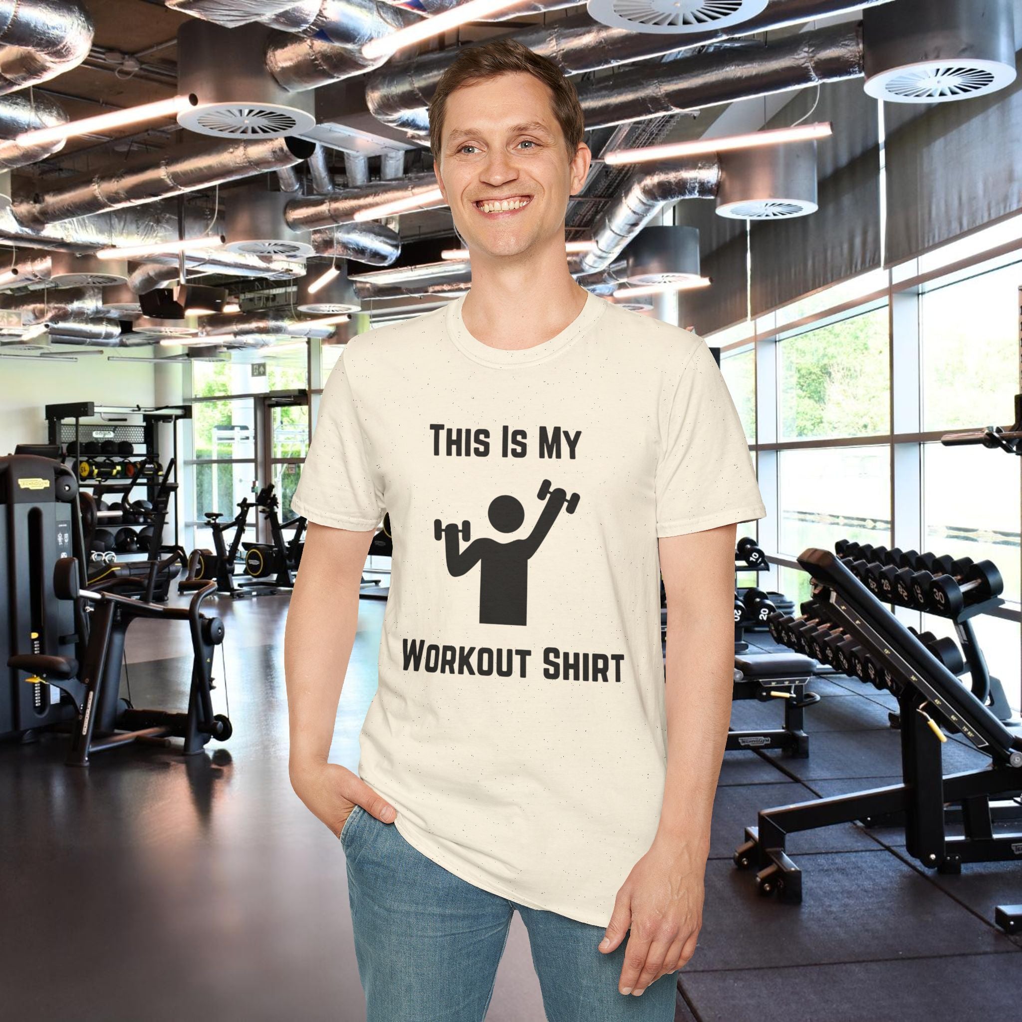 Workout Shirt — "This Is My Workout Shirt" Graphic Tee