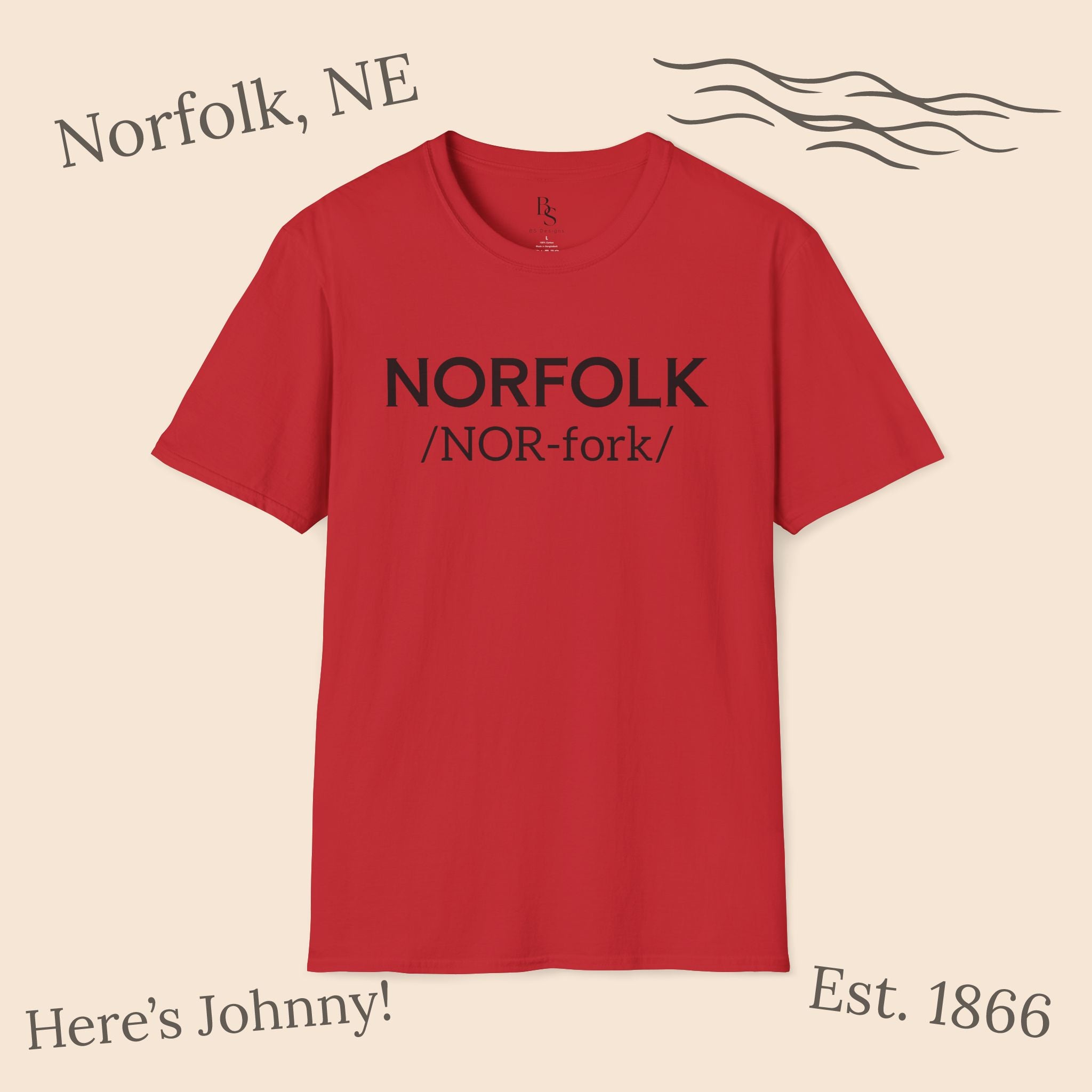 Norfolk Pronunciation T-Shirt — "NOR-fork" City Pride Tee