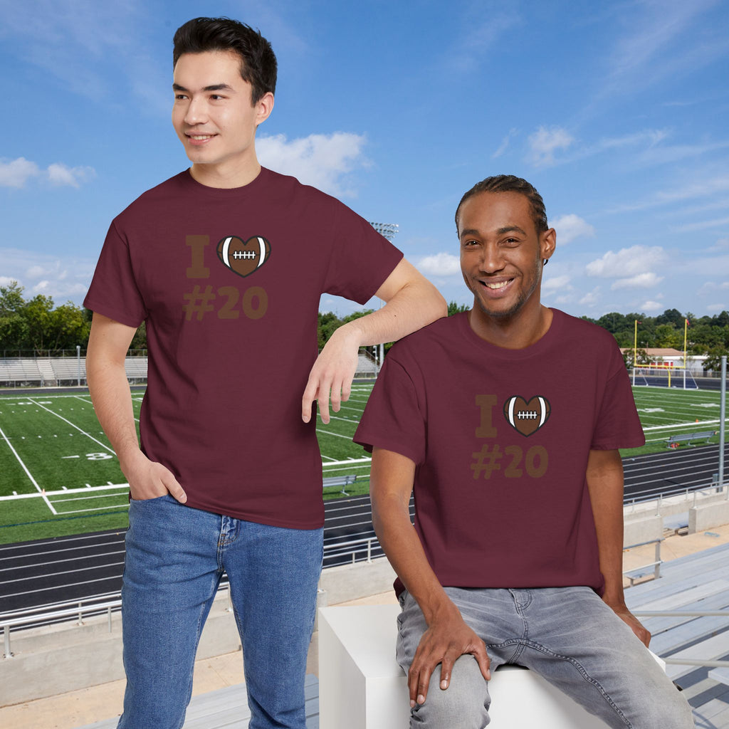 PERSONALIZABLE - I Heart #-- Customizable T‑Shirt