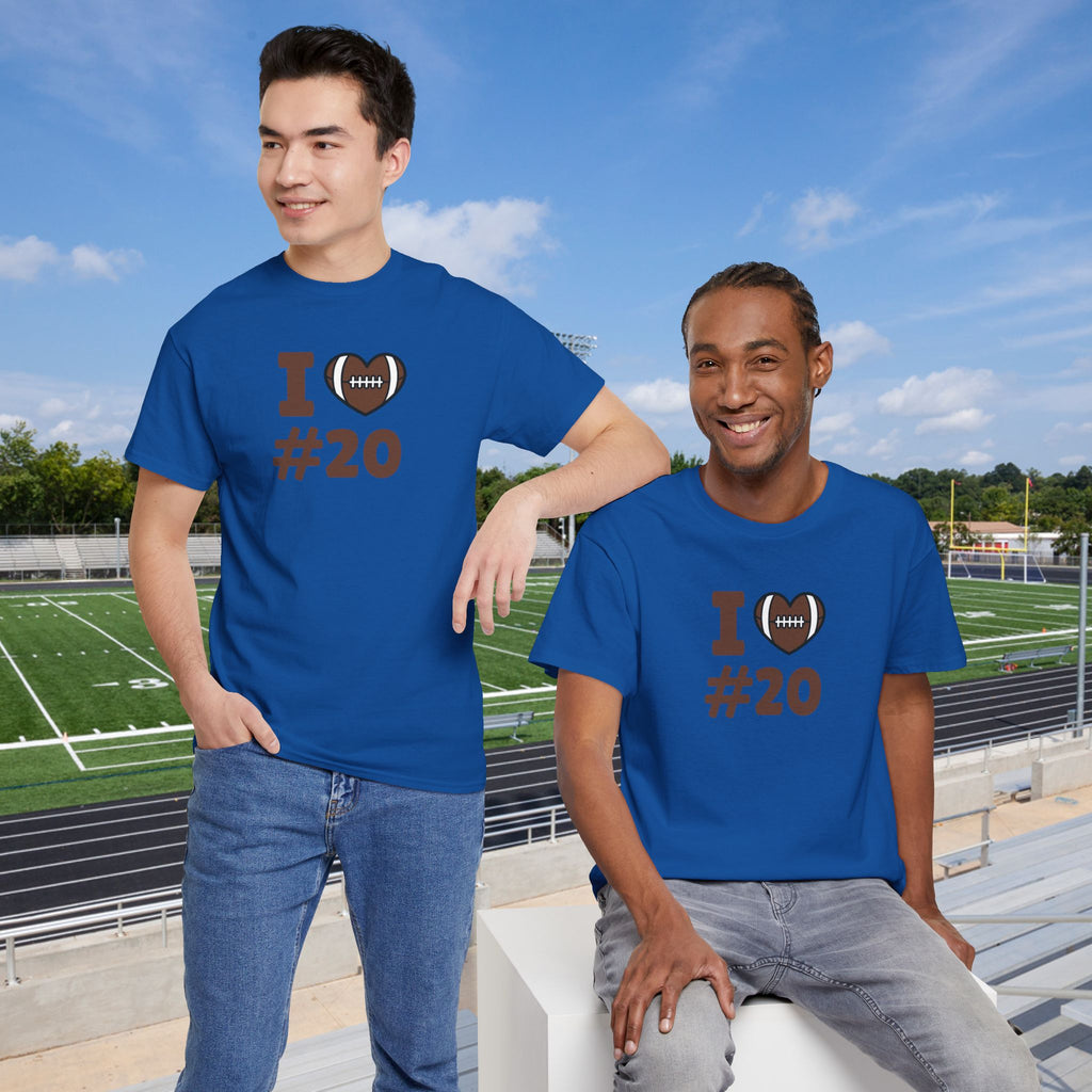PERSONALIZABLE - I Heart #-- Customizable T‑Shirt