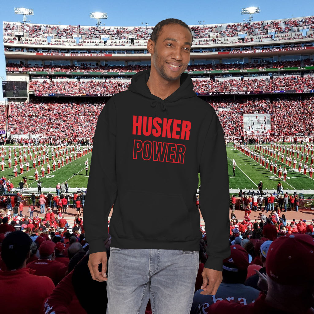 Husker Power Hoodie — College Team Pullover for Fans