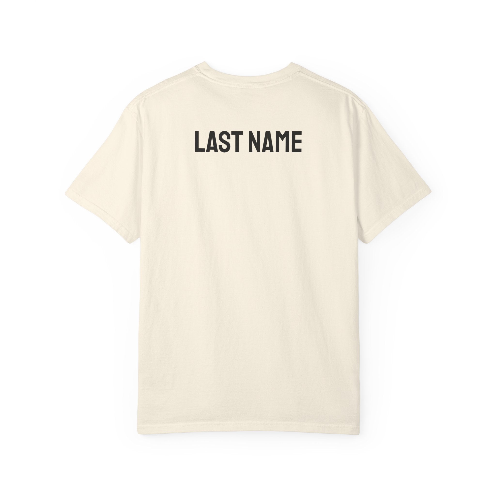 Just Married T‑Shirt — Personalized Last Name Wedding Tee