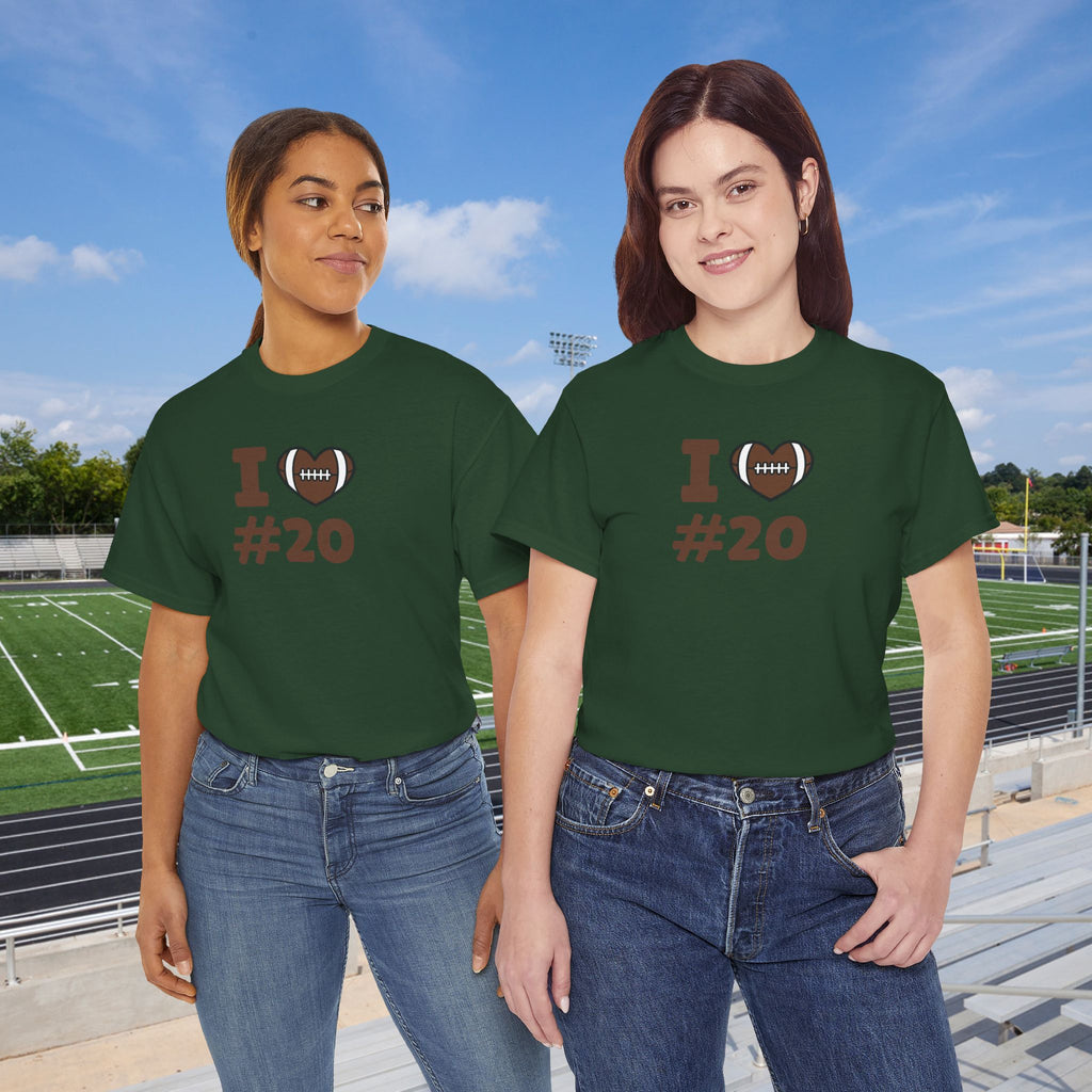 PERSONALIZABLE - I Heart #-- Customizable T‑Shirt