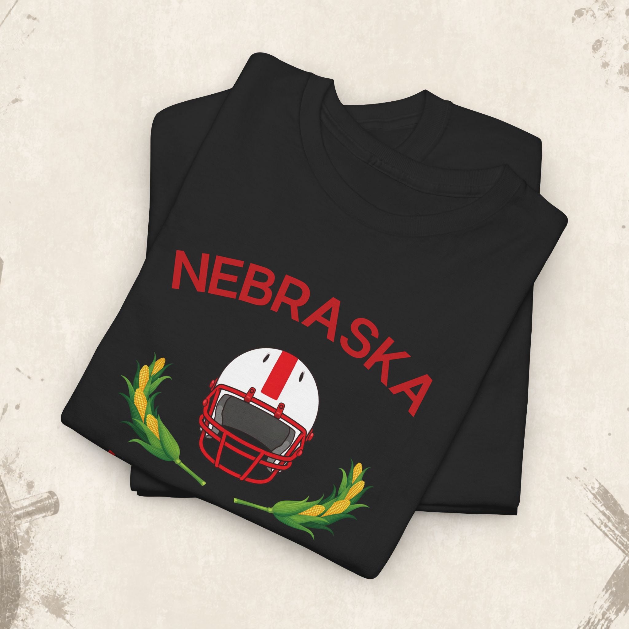 Nebraska Huskers Football Helmet T-Shirt — College Game Day Tee