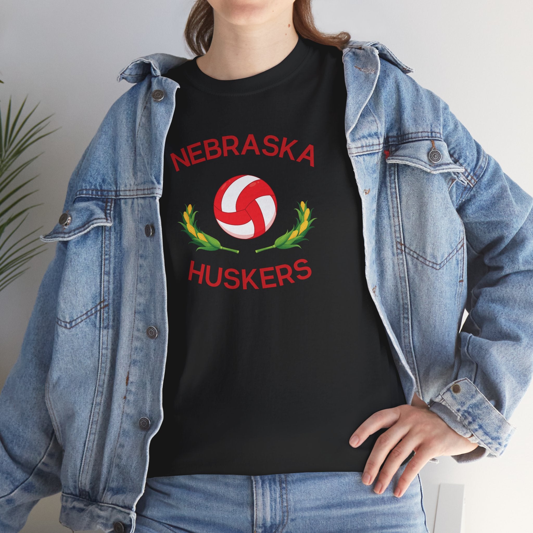Nebraska Huskers Volleyball T-Shirt — College Team Tee