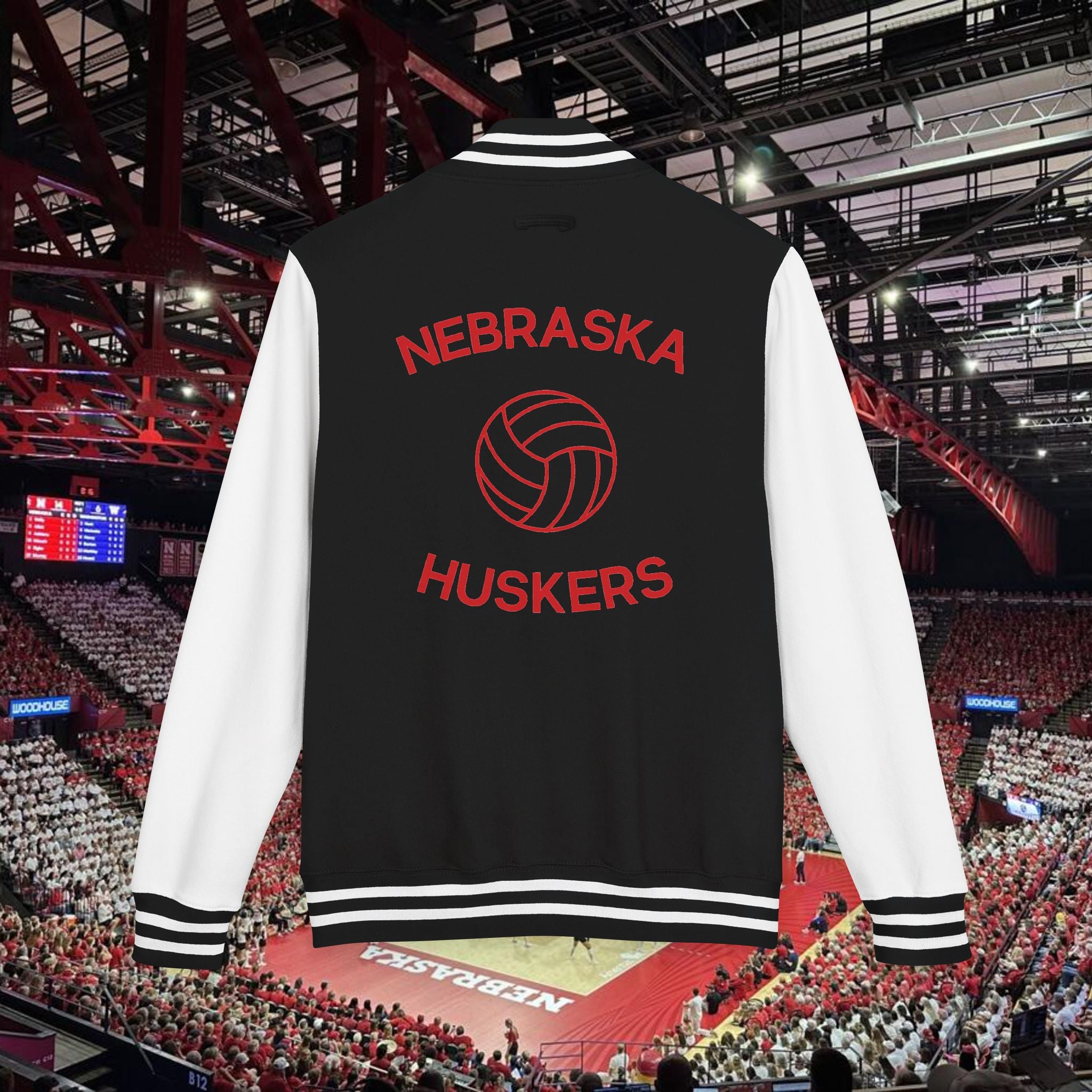 Nebraska Huskers Volleyball Letterman Jacket