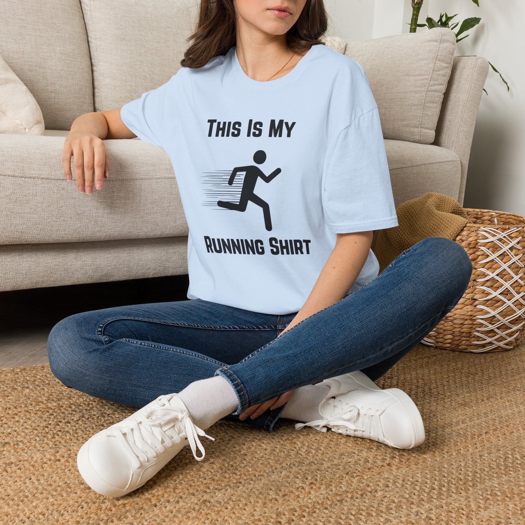 Running Shirt — "This Is My Running Shirt" Graphic Tee for Runners