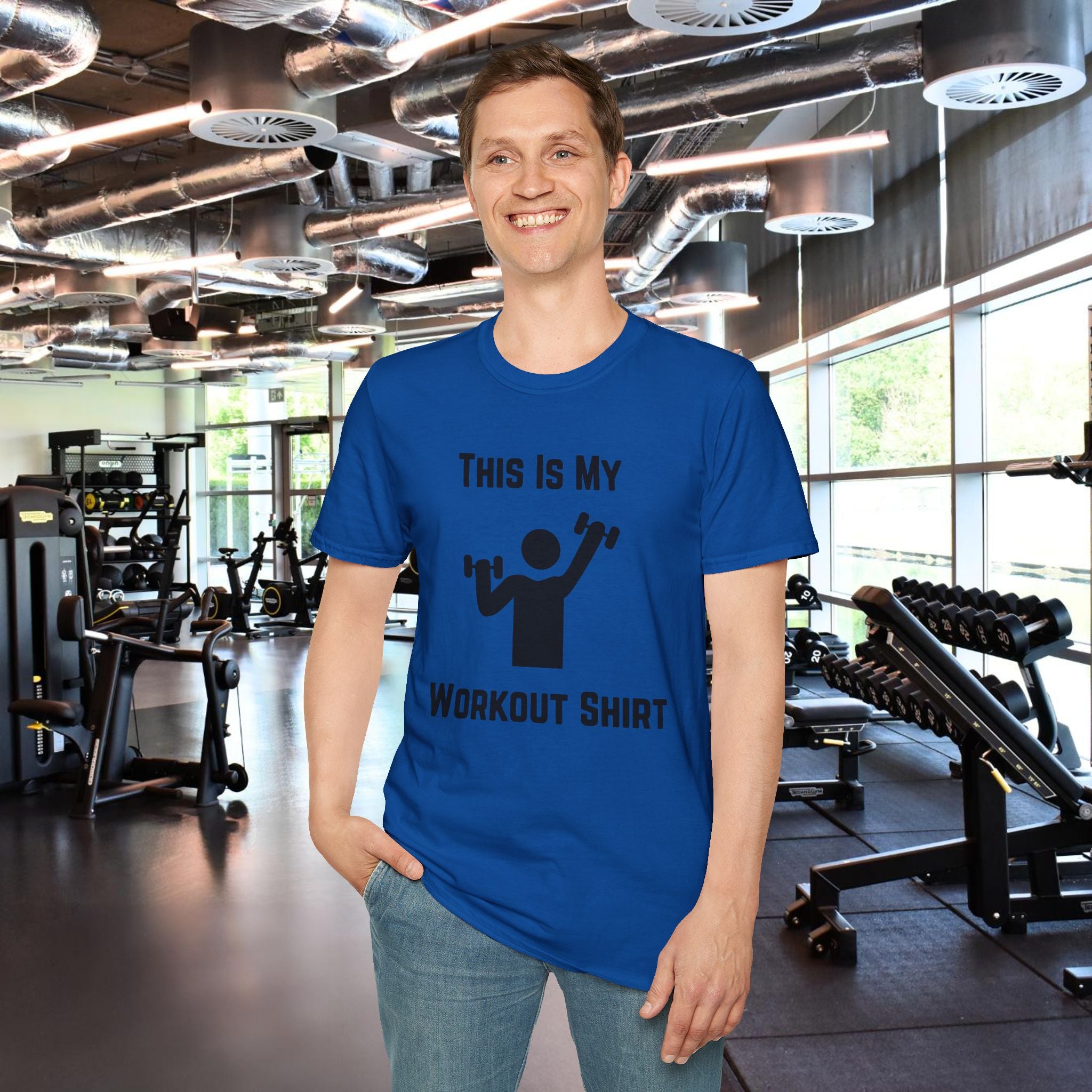 Workout Shirt — "This Is My Workout Shirt" Graphic Tee