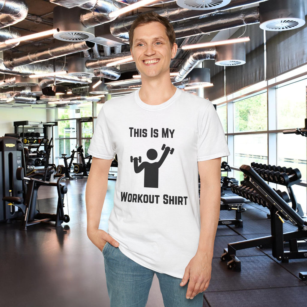 Workout Shirt — "This Is My Workout Shirt" Graphic Tee