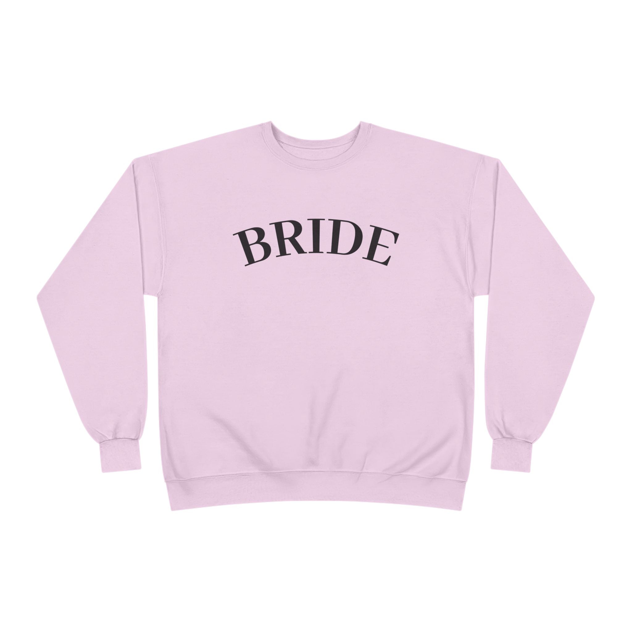 Bride Crewneck Sweatshirt — Minimal Bridal Pullover for Bachelorette & Wedding Prep