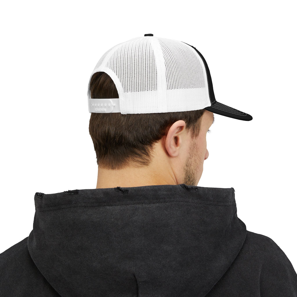 Embroidered BS Designs Snapback Trucker Cap